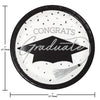 Graduation Paper 7in Dessert Plates 18ct | White