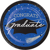 Graduation Paper 9in Lunch Plates 18ct | Blue