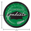 Graduation Paper 9in Lunch Plates 18ct | Green