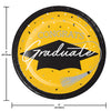 Graduation Paper 9in Lunch Plates 18ct | Yellow
