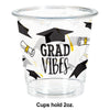 Graduation Plastic 2oz. Shot Glasses 8ct