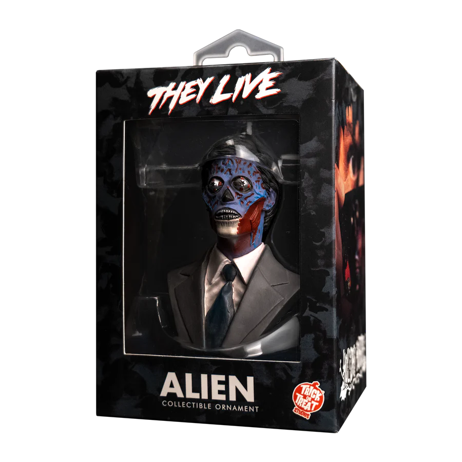HOLIDAY HORRORS | THEY LIVE ALIEN ORNAMENT