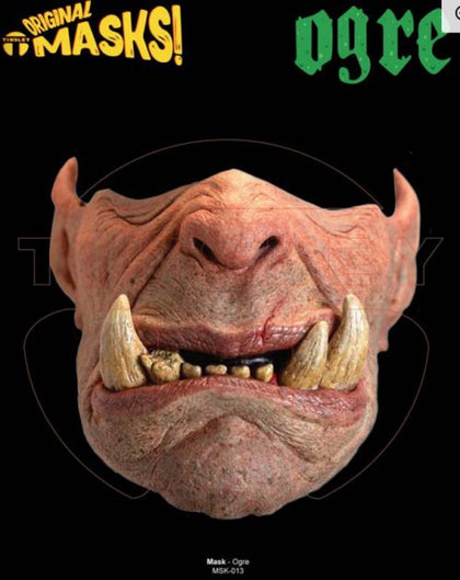 Ogre mask with 'Original Masks!' text on a black background