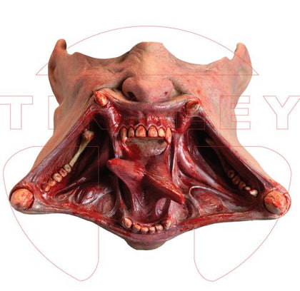 Half Latex Mask - Vampire Predator