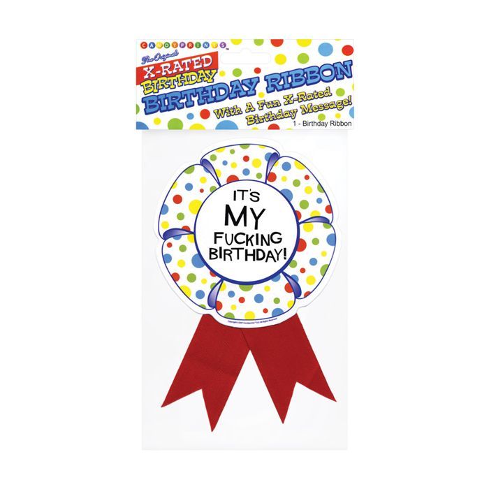 Happy F*cking Birthday Ribbon
