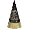 Happy New Year's Glitter Dipped Cone Hat