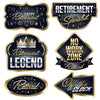 Happy Retirement Cutouts