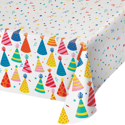 Hats Off Birthday Table Cover