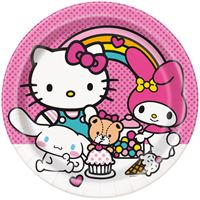 Hello Kitty & Friends Round 9" Dinner Plates  8ct