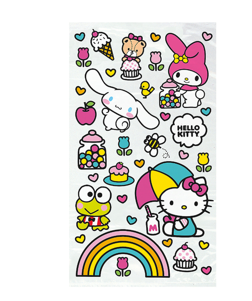 Hello Kitty and Friends Cellophane Bags 5" x 9"  16ct