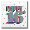 16 Birthday Beverage Napkins 16ct | Milestone Birthday