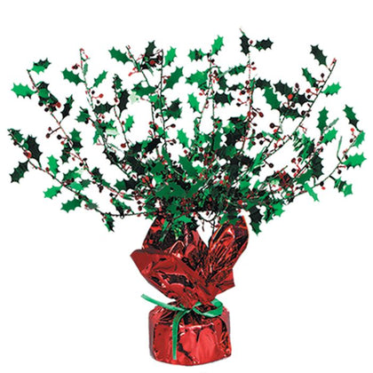 Holly & Berry Gleam 'N Burst Centerpiece
