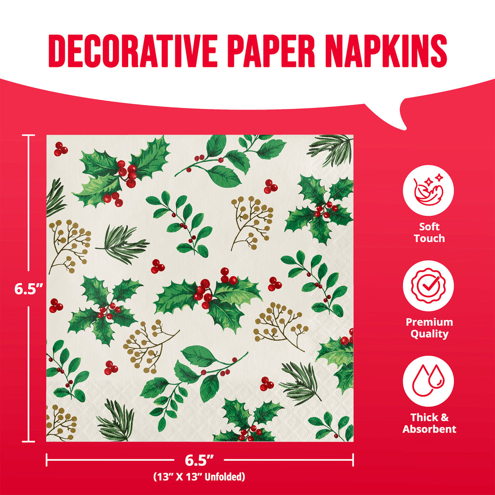 Holly Haven Lunch Napkins 16ct