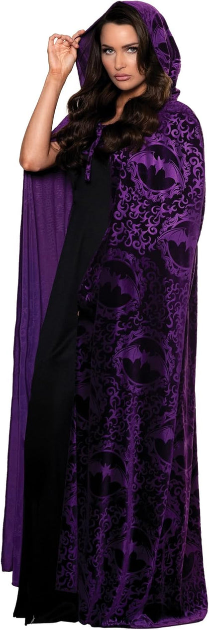 Hooded Vampire Cape | Purple