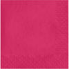 Hot Magenta Luncheon Napkins 50ct | Solids