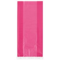 Hot Pink Cellophane Bags  30ct