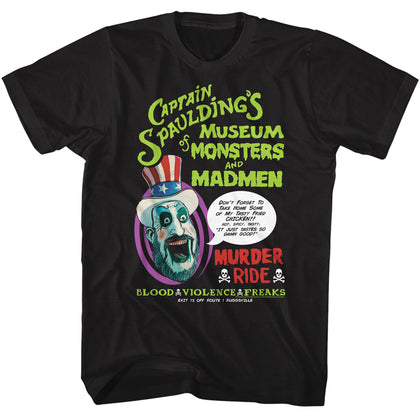 House of 1000 Corpses Captain Spaulding House Tee