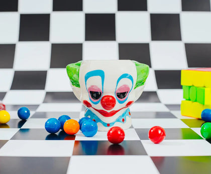KILLER KLOWNS FROM OUTER SPACE SHORTY 2-OUNCE SCULPTED CERAMIC SHOT GLASS