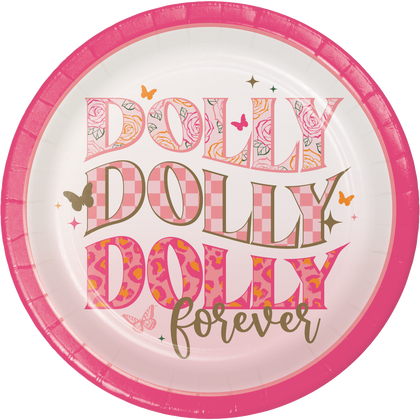 I Beg Your Parton Dolly Forever 7in Paper Plates 8ct