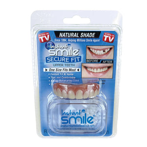 Instant Smile dentures packaging on a white background