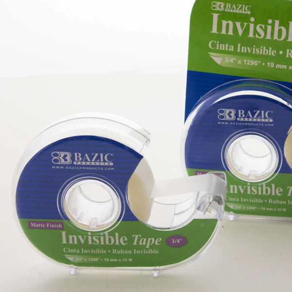 Invisible Tape w/ Dispenser 3/4