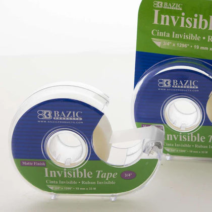 Invisible Tape w/ Dispenser 3/4