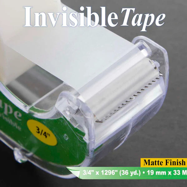 Invisible Tape w/ Dispenser 3/4