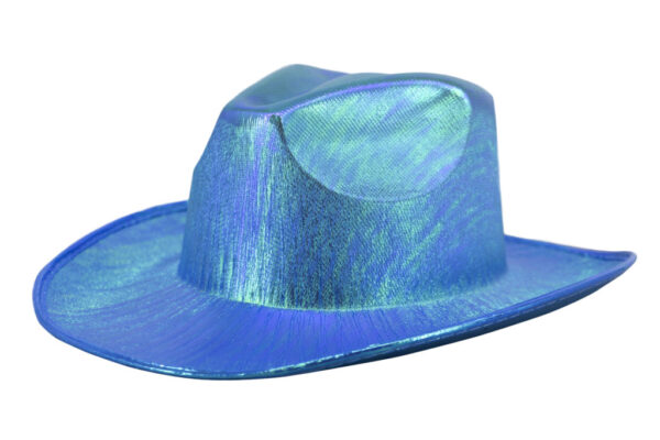 Metallic Cowboy Hat | Turquoise