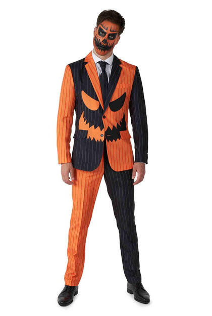 Jack-O Pinstripe Black Suit | Adult