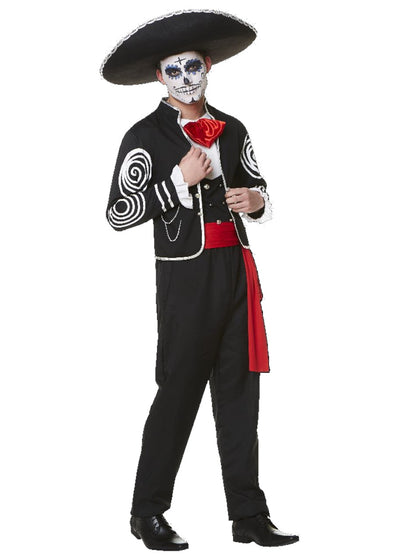 Day Of The Dead Mariachi El Senor Men's Costume