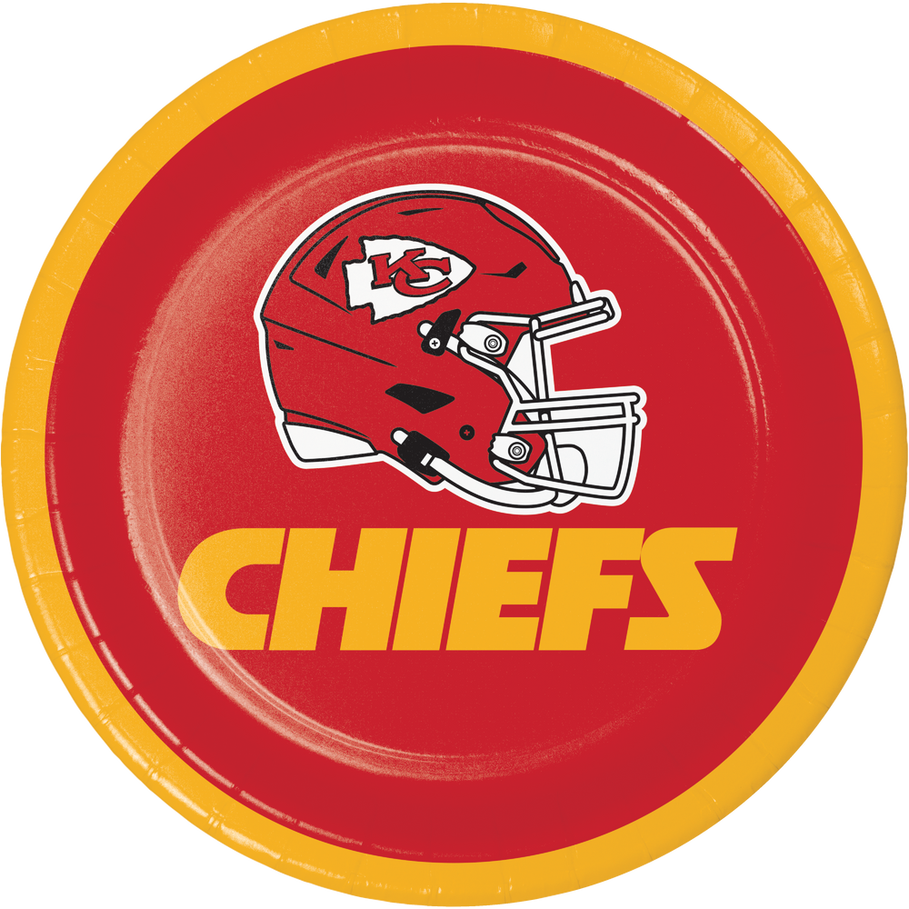Kansas City Chiefs 7in Paper Plates 8ct