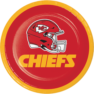 Kansas City Chiefs 7in Paper Plates 8ct