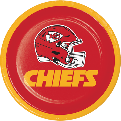 Kansas City Chiefs 7in Paper Plates 8ct