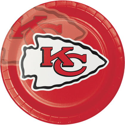 Kansas City Chiefs 9in Paper Plates 8ct