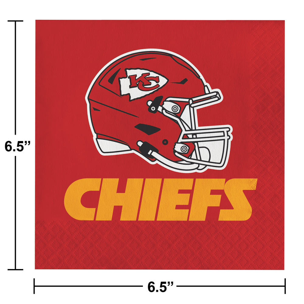 Kansas City Chiefs Luncheon Napkins 16ct