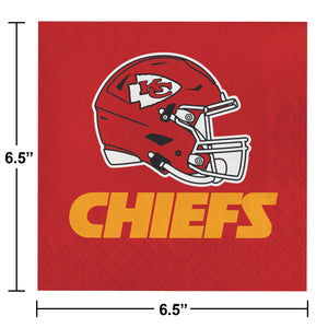 Kansas City Chiefs Luncheon Napkins 16ct