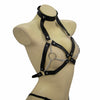LEATHERETTE HARNESS TOP | Rave