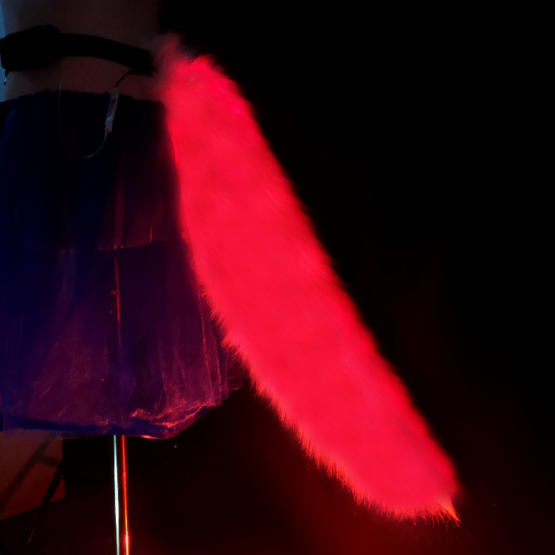 LED Faux Fur Tail-Multi