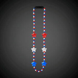 LED Patriotic Star Necklace