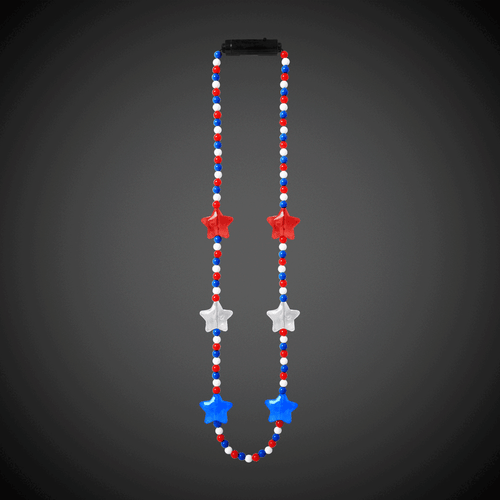 LED Patriotic Star Necklace