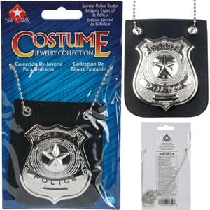SPECIAL POLICE BADGE NECKLACE