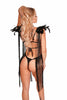 LONG FRINGE ONEPIECE STRAP HARNESS