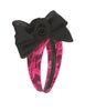 Lace Headband With Bow-Pink