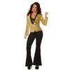 Ladies Gold Sequin Blazer