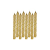Large Spiral Candles | Gold