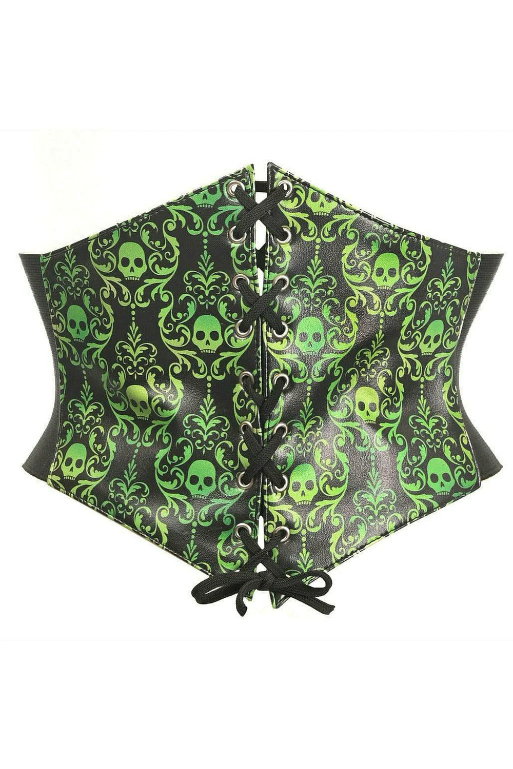 Lavish Green Gothic Lace-Up Corset Belt Cincher