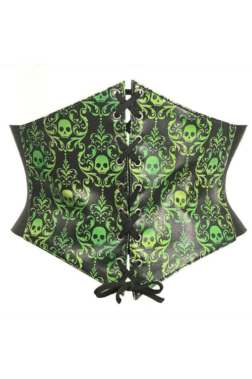 Lavish Green Gothic Lace-Up Corset Belt Cincher