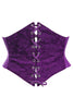 Lavish Plum Lace Corset Belt Cincher