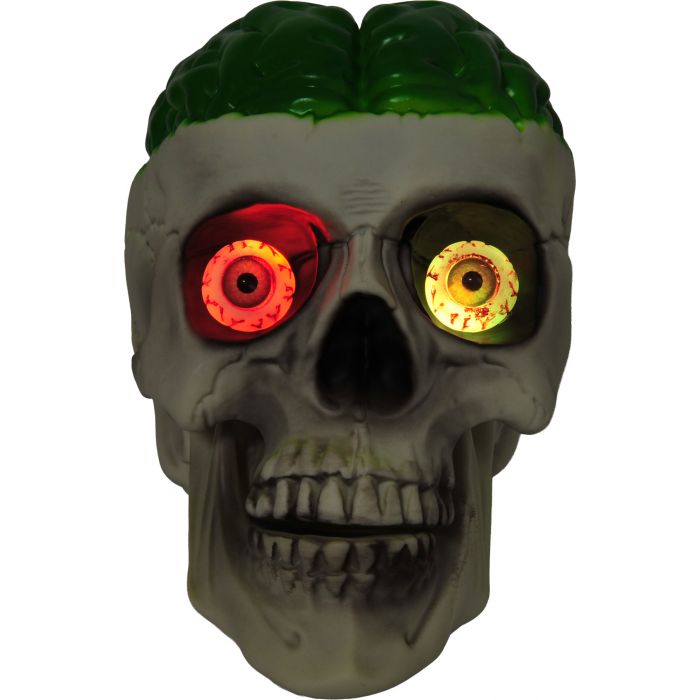 Light Up Brainy Skull