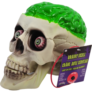 Light Up Brainy Skull
